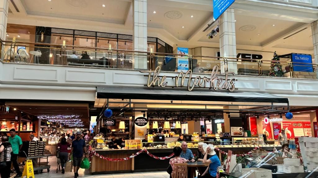 Food hall at Roselands Shopping Centre